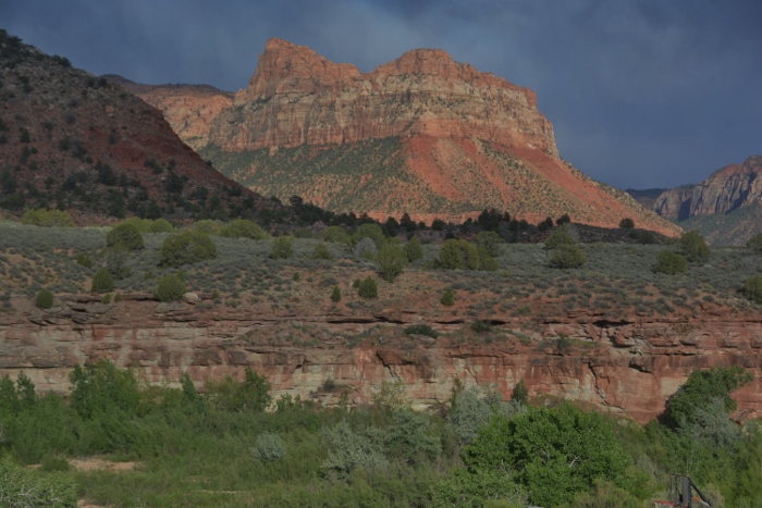 mountain views outside the park